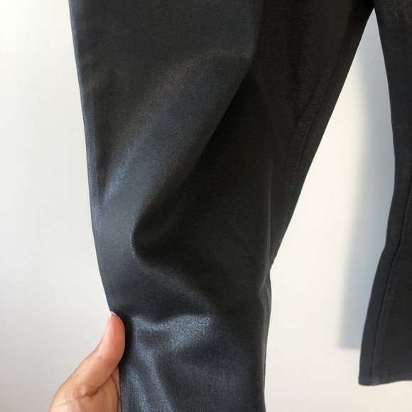 Vintage America High Rise Skinny Ankle Coated Jeans Black Women's Size 24W NWT’s - Picture 11 of 16